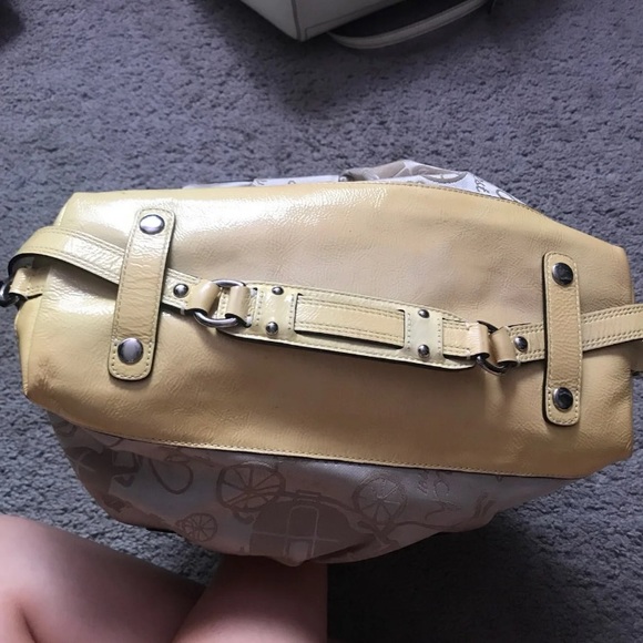 Vintage yellow coach bag - Picture 3 of 4